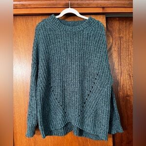 American eagle teal sweater